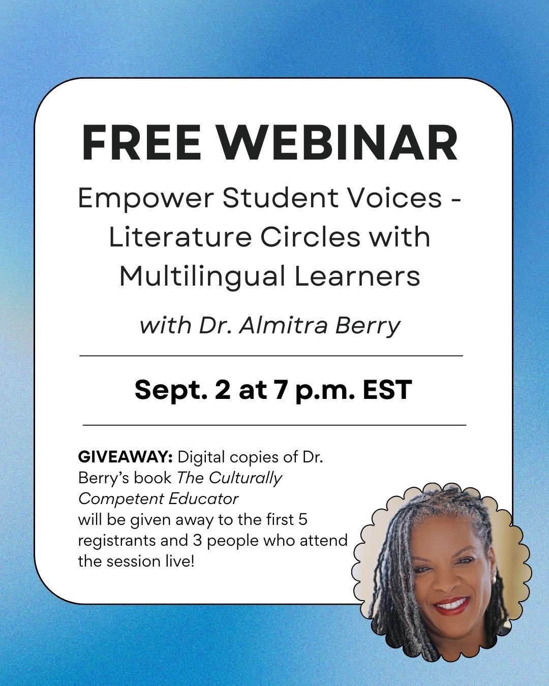 Dr. Berry 2025 Webinar Series